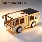 Solar-Powered Car & Lunar Rover DIY Wooden Model Kits – stem kit photo 24