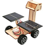 Solar-Powered Car & Lunar Rover DIY Wooden Model Kits – stem kit photo 5