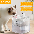 Automatic Cat Water Fountain – 1.5L Quiet Filtered Pet Water Dispenser for Cats & Dogs