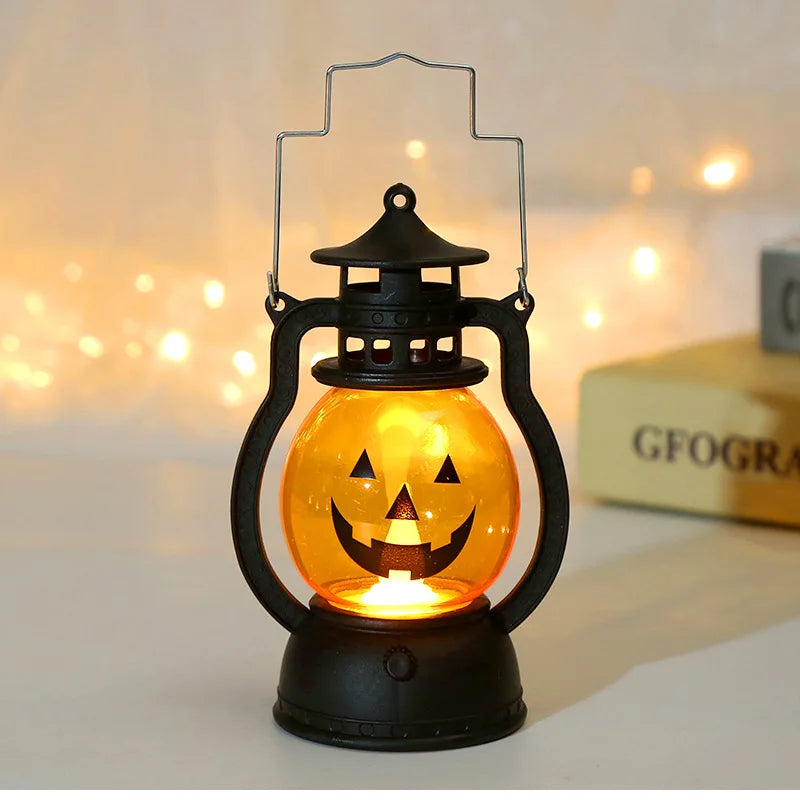 Halloween LED Hanging Pumpkin & Ghost Lantern – halloween decor photo 10