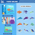 36-Sheet Paper Airplane Origami Kit – craft kits photo 7