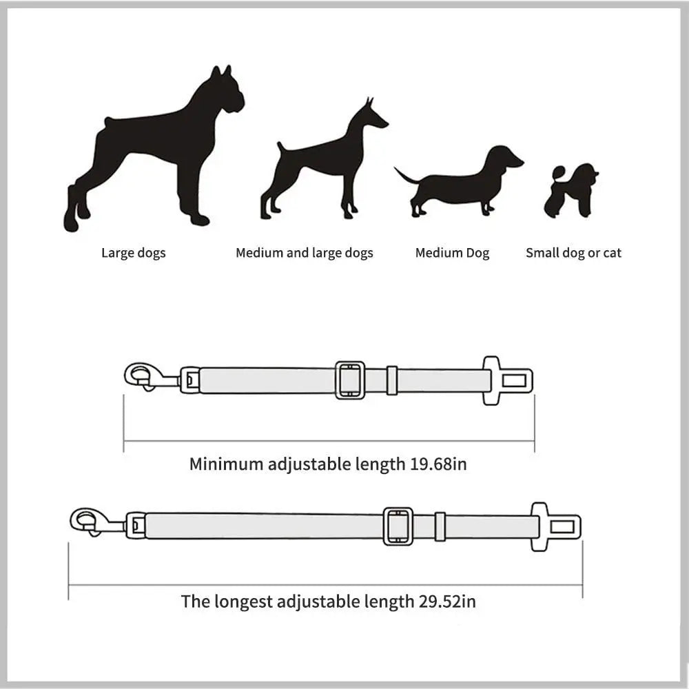 Adjustable Pet Car Seat Belt – pet seat belt photo 6