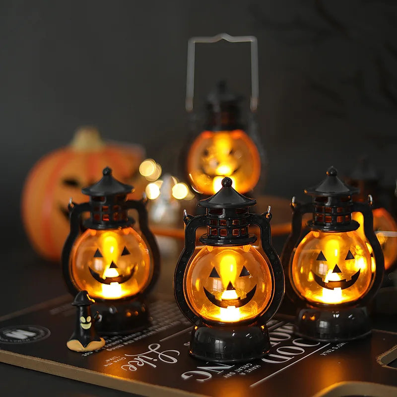 Halloween LED Hanging Pumpkin & Ghost Lantern – halloween decor photo 2