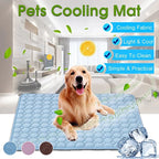 Cooling Pet Mat for Dogs & Cats – Breathable Summer Bed Pad, Machine Washable | For Crates, Sofas & Car Seats, Sizes XS–XXL