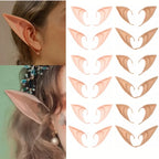Silicone Elf Ears – Fairy, Angel & Vampire Cosplay Ear Tips, Skin Tone or Brown, 1 or 2 Pairs