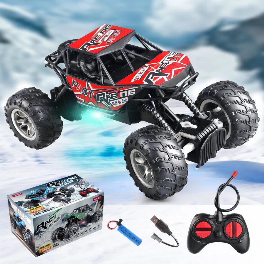 4-Way RC Off-Road Car with Lights – rc car photo 9
