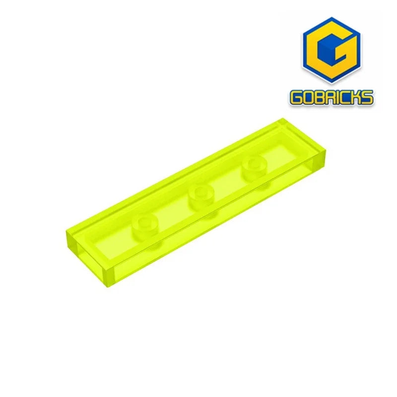 1 x 4 Flat Tile Building Brick – Part 2431 / 91143, Compatible with Major Brick Brands, Sold per Piece
