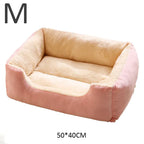 Soft Plush Cat Bed Basket – pet bed photo 12