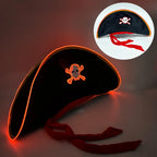 LED Light-Up Pirate Hat & Party Mask – costume accessories photo 21