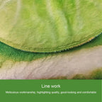 Cabbage Leaf Throw Blanket – throw blankets photo 3
