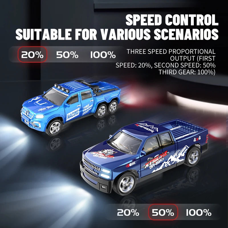 1:64 Mini Alloy RC Car – Pocket-Size Remote Control Car with Up to 60-Minute Play, 5501 & 6601 Models