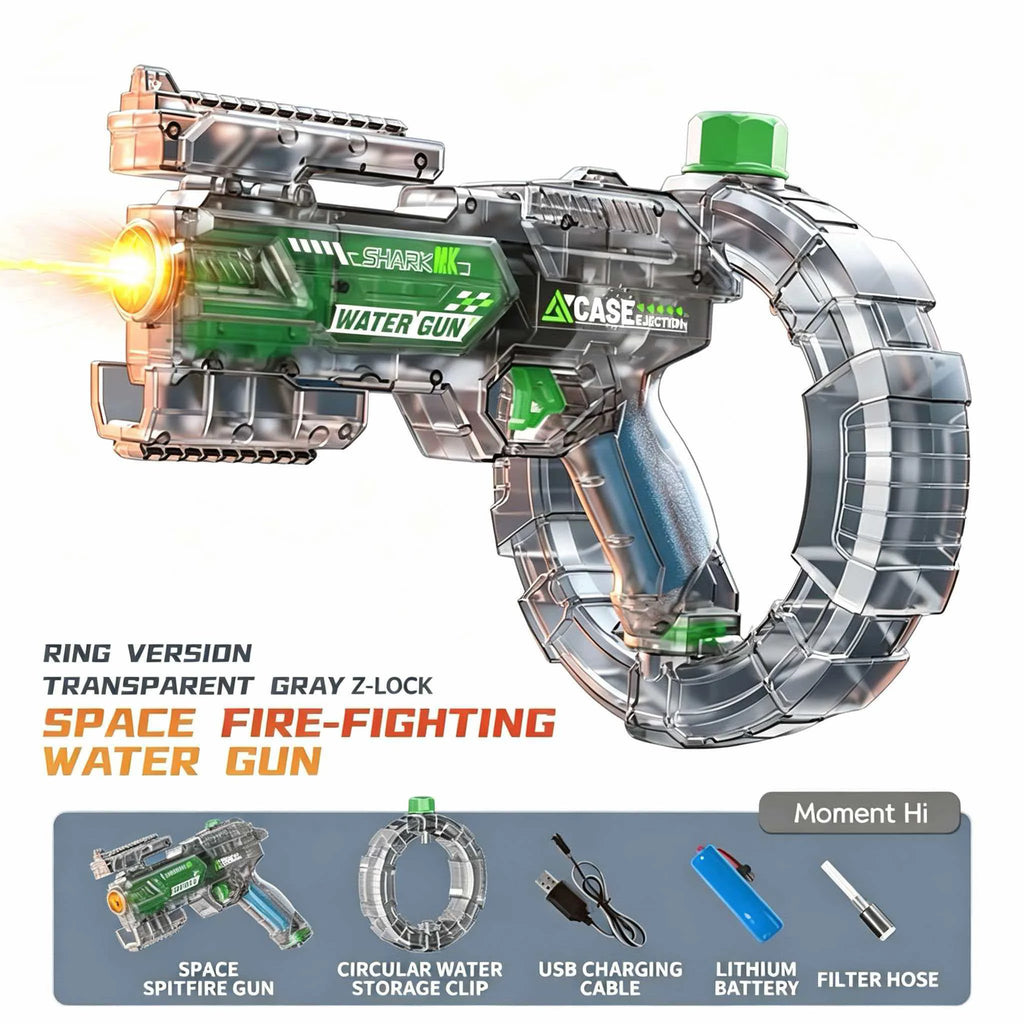 Electric Water Gun with Recoil & Lights – photo 11