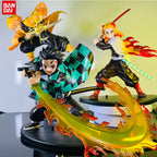 Demon Slayer Anime Figures – Tanjiro, Zenitsu & Rengoku PVC Collectible Figures, 3 Styles