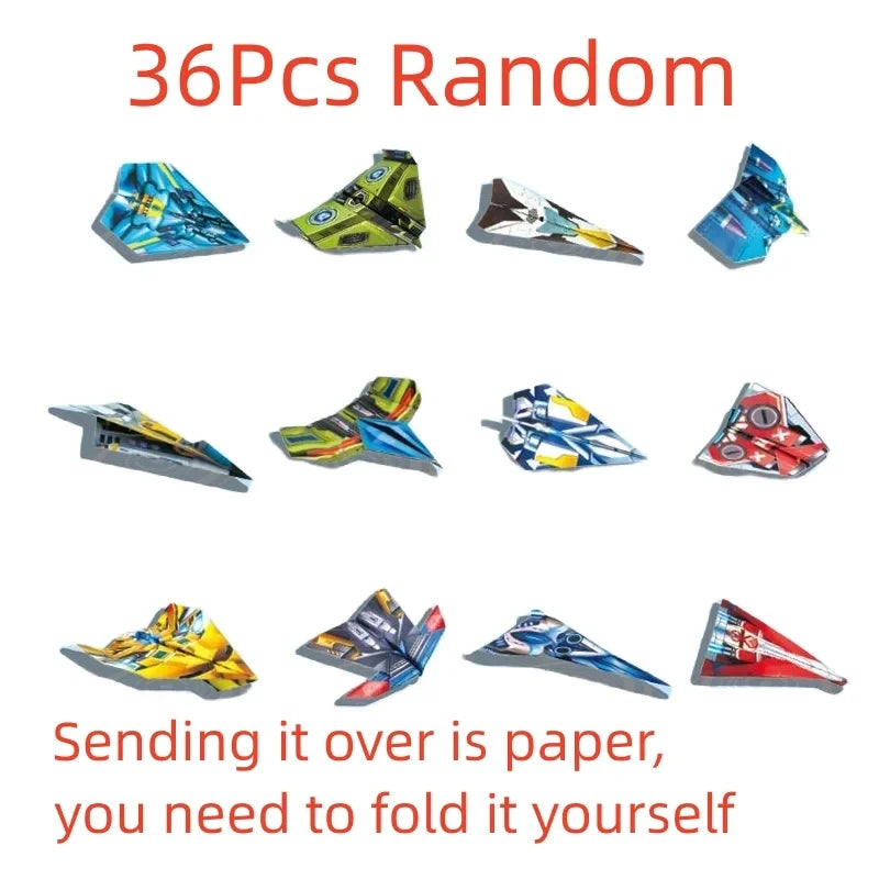 36-Piece DIY Origami Paper Airplane Kit – craft kit photo 7