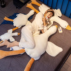 Giant Goose Plush Pillow – Funny Stuffed Goose Hugging Cushion, 35 to 190 cm Sizes