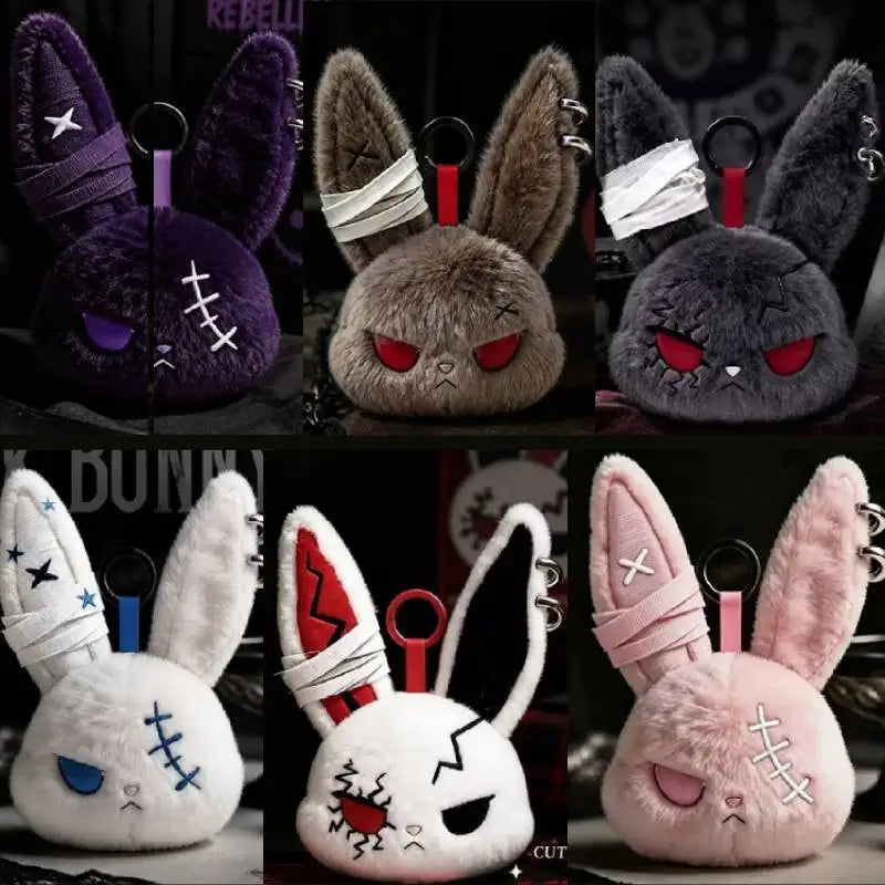 Gothic Bunny Plush Keychain – photo 9