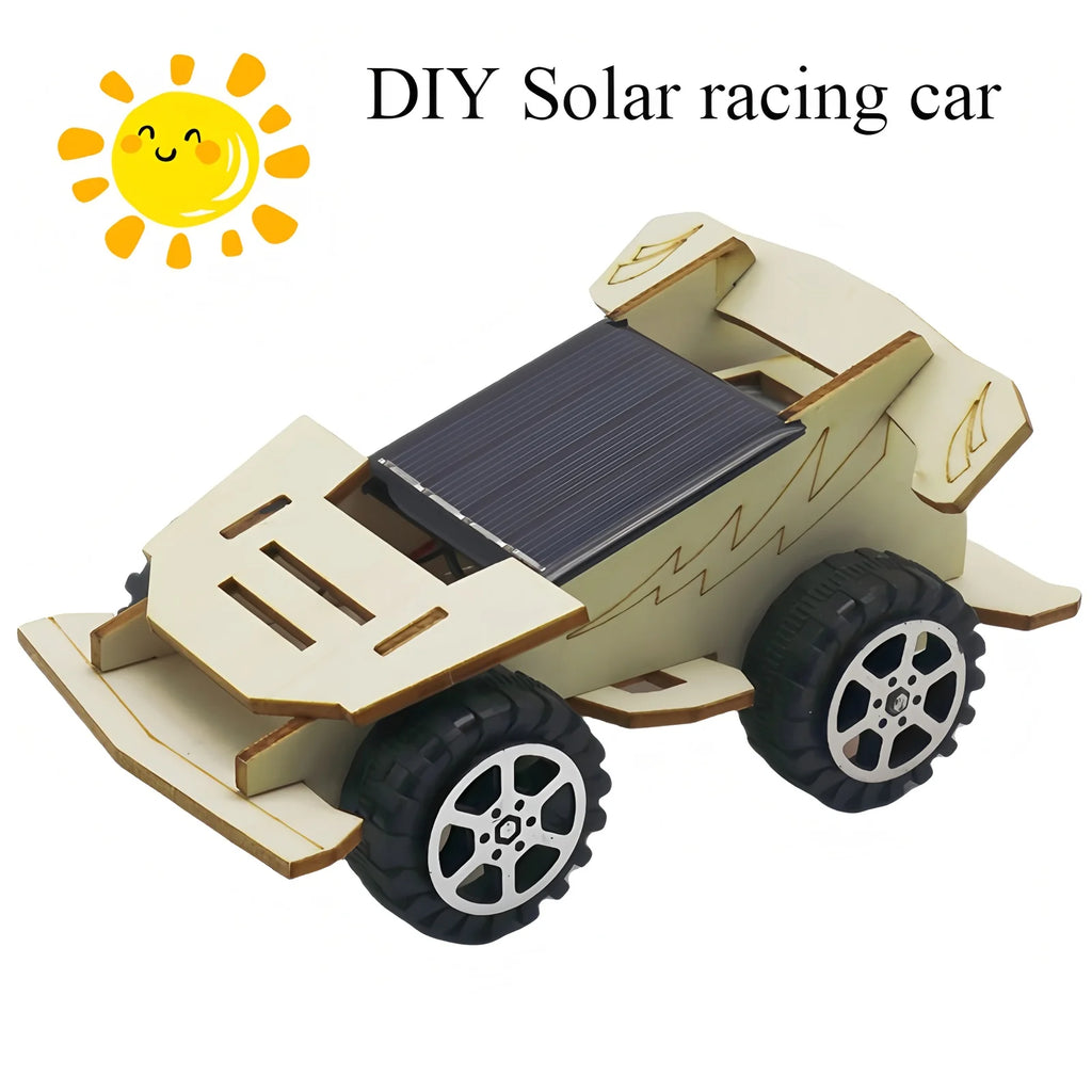 Solar-Powered Car & Lunar Rover DIY Wooden Model Kits – stem kit photo 12
