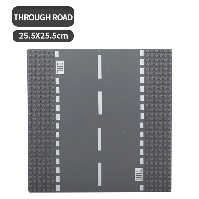 City Road Baseplate for Building Bricks – building toy photo 8