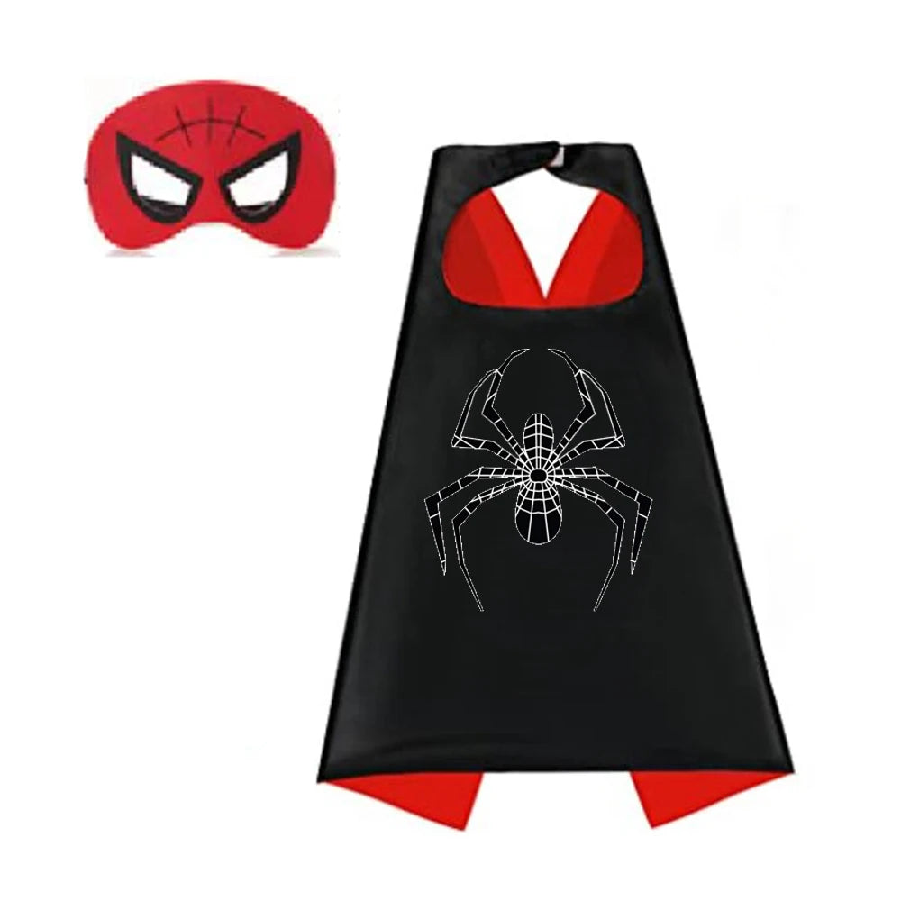 Kids Superhero Cape & Mask Set – kids costume photo 28