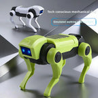 DIY Walking Robot Dog Toy – Assemble-Your-Own Mechanical Pet with LED Eyes, STEM Science Kit
