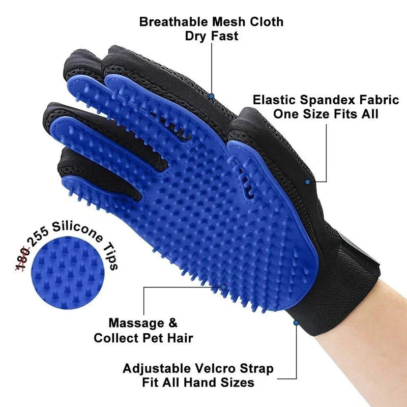 Silicone Pet Grooming & Bath Glove – pet grooming glove photo 3