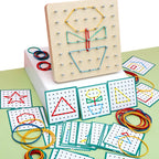 Wooden Geoboard with Pattern Cards – educational toy photo 8