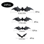 3D Black Bat Wall Stickers – halloween decor photo 8