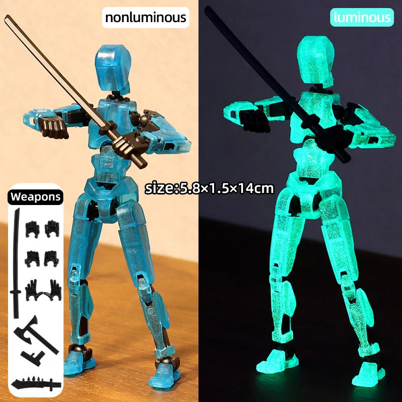 Multi-Jointed 3D-Printed Shapeshift Robot Figure – action figure photo 7