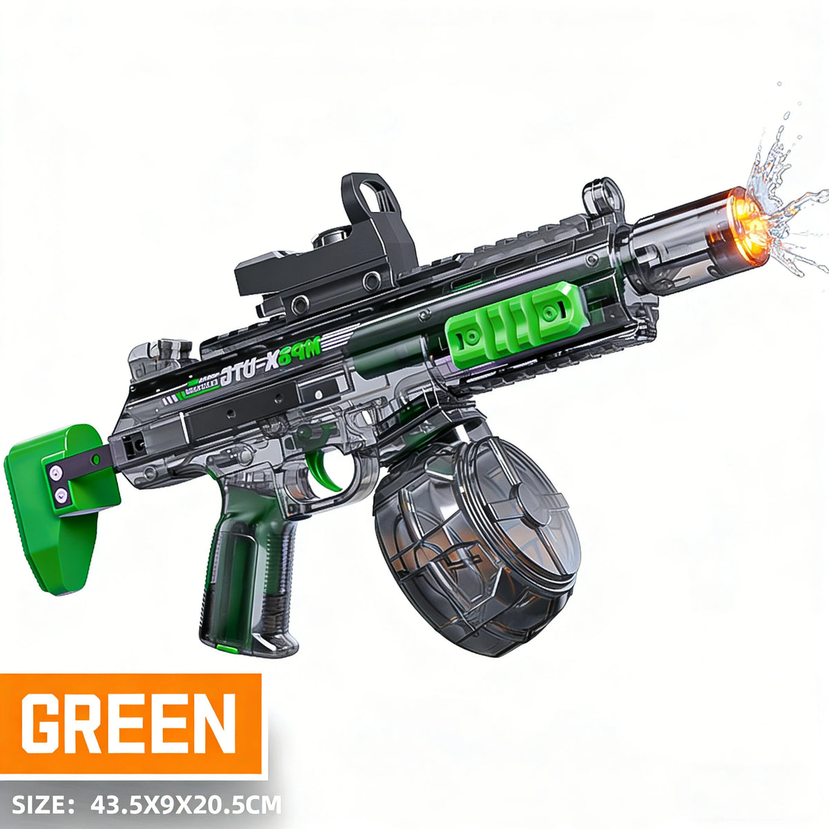 Electric Water Gun with Recoil & Lights – photo 8