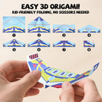 36-Sheet Paper Airplane Origami Kit – craft kits photo 2