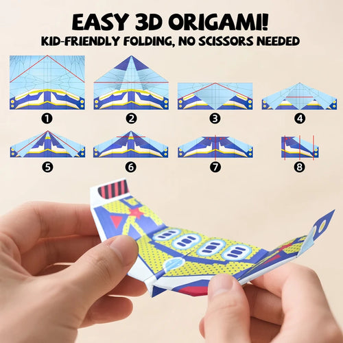 36-Sheet Paper Airplane Origami Kit – craft kits photo 2