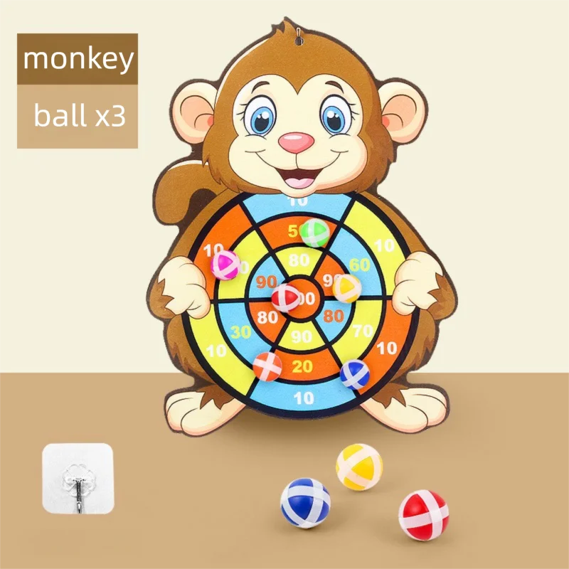 Montessori Sticky Ball Dart Board – educational toys photo 10