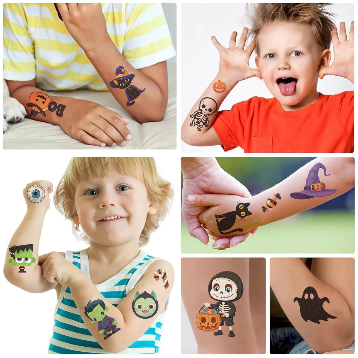 Halloween Pumpkin Temporary Tattoos – photo 4