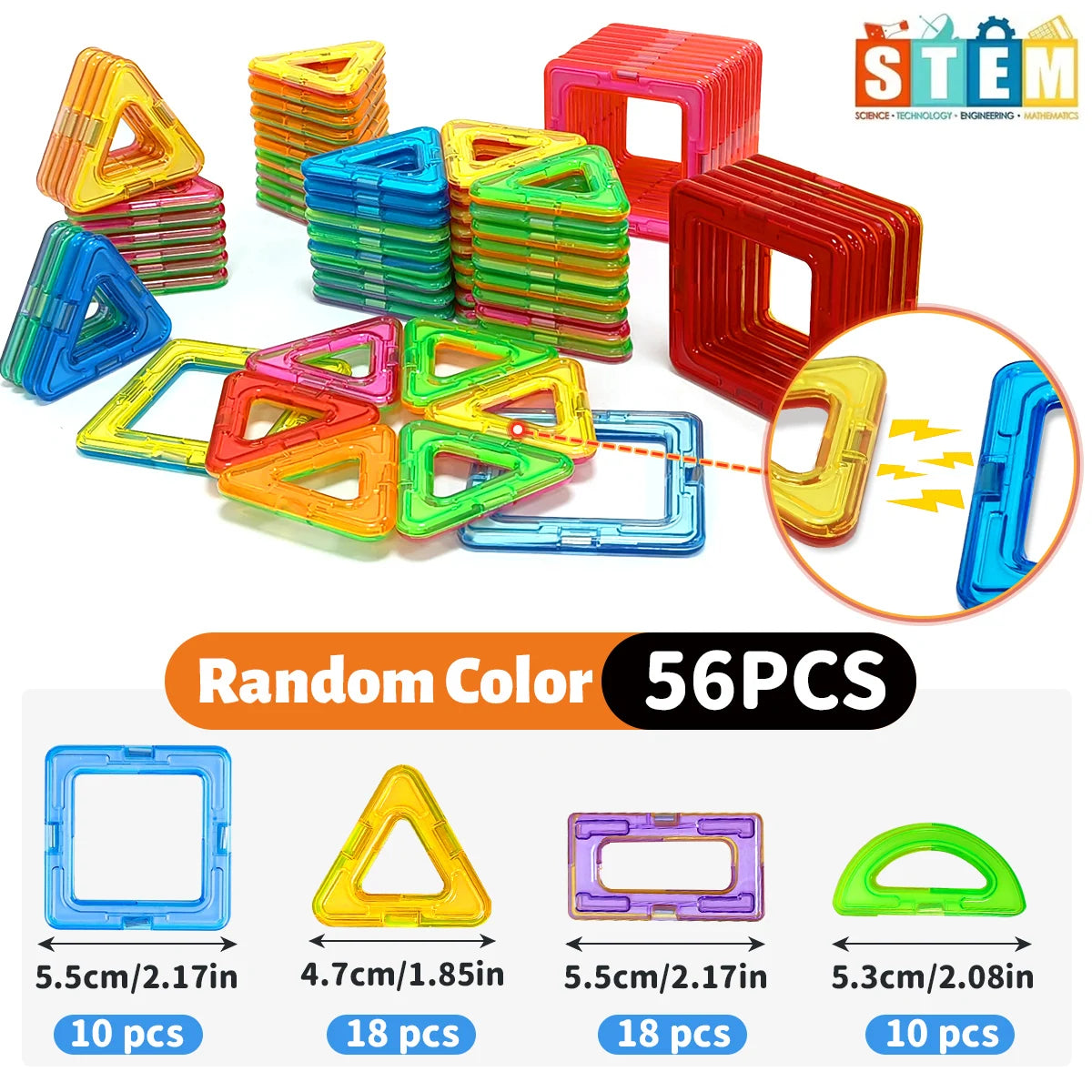 Magnetic Building Blocks Set for Kids – photo 3