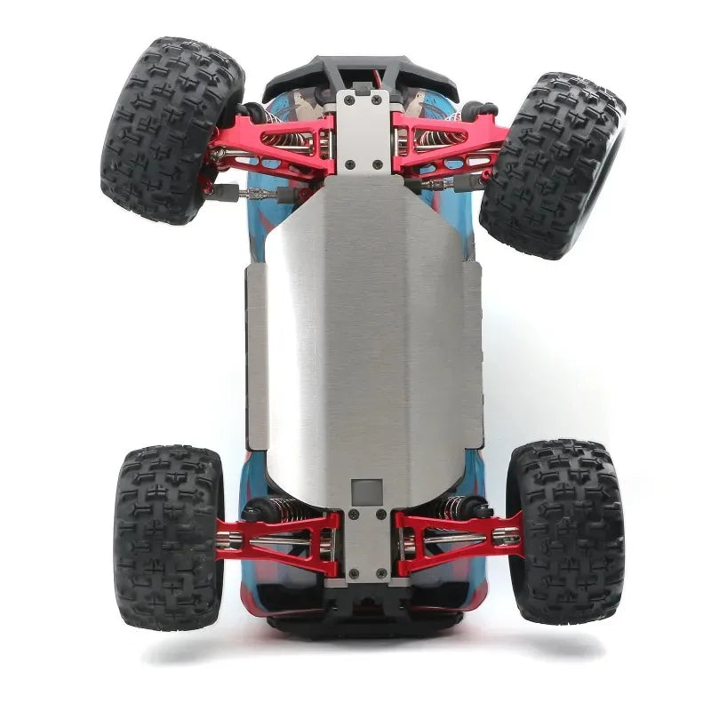 Stainless Steel Skid Plate Chassis Armor for MJX Hyper Go 1/16 RC Cars – rc parts photo 3