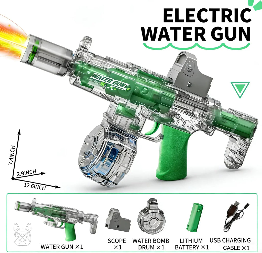 Electric Water Gun with Recoil & LED Lights – photo 7