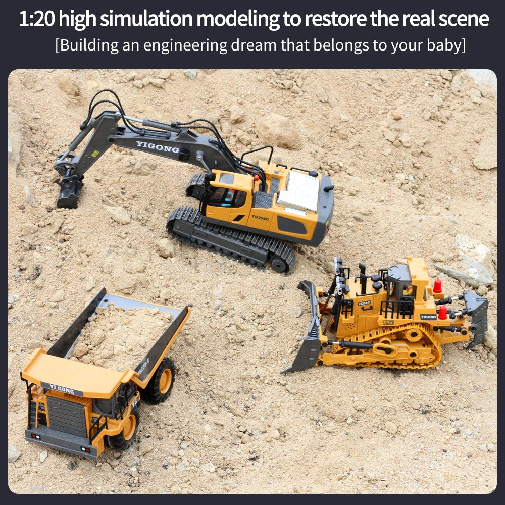 RC Excavator, Bulldozer & Dump Truck – rc car photo 5
