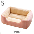 Soft Plush Cat Bed Basket – pet bed photo 15