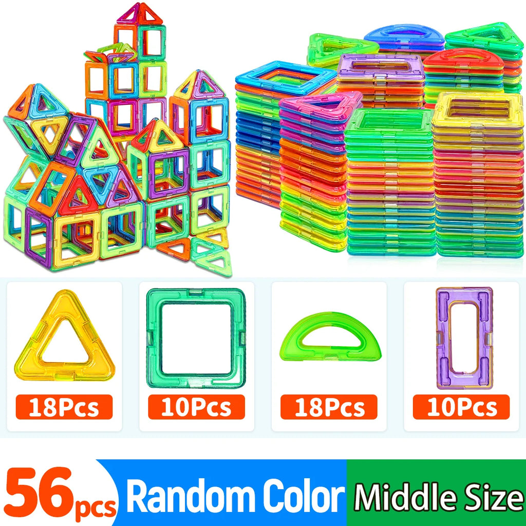 Magnetic Building Blocks Set for Kids – photo 9