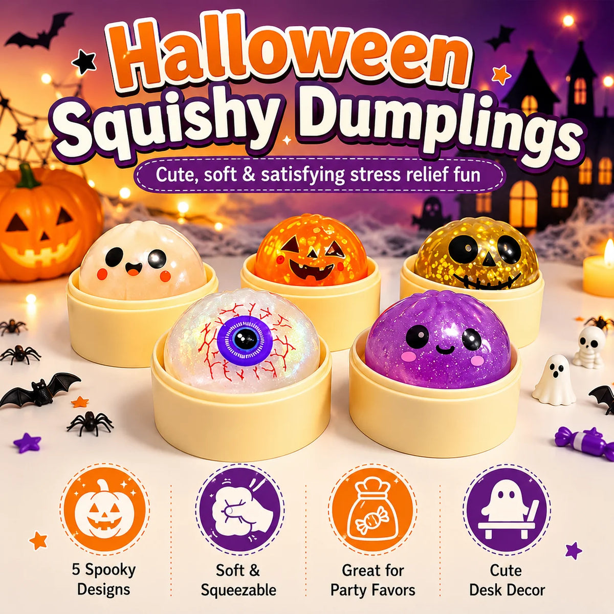 Halloween Dumpling Squishy – squishy toy photo 5