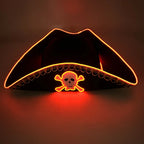LED Light-Up Pirate Hat & Party Mask – costume accessories photo 4