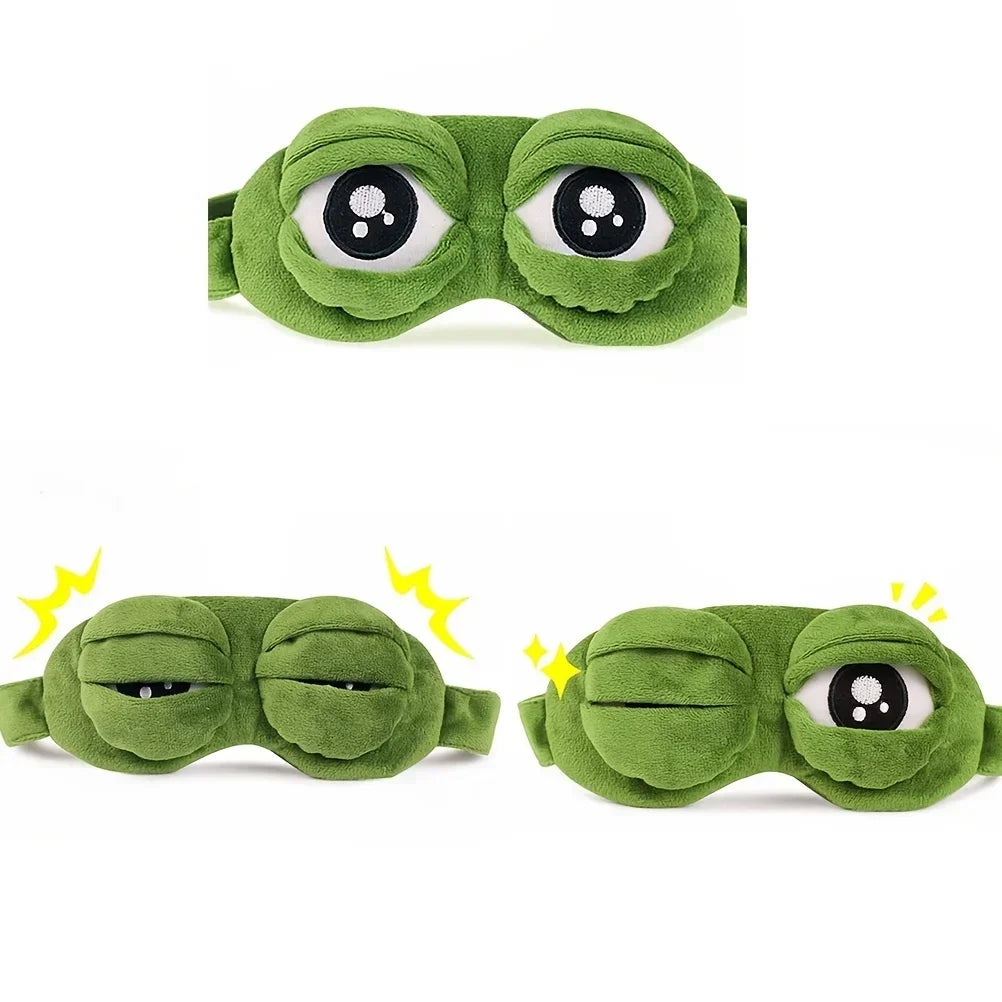 Cute 3D Frog Sleep Mask – photo 3