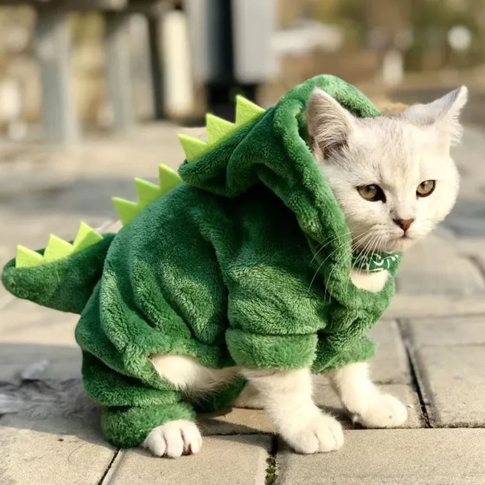 Dinosaur Pet Costume Hoodie – pet apparel photo 7