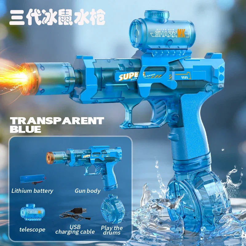 Electric Water Gun with Recoil & Lights – photo 16