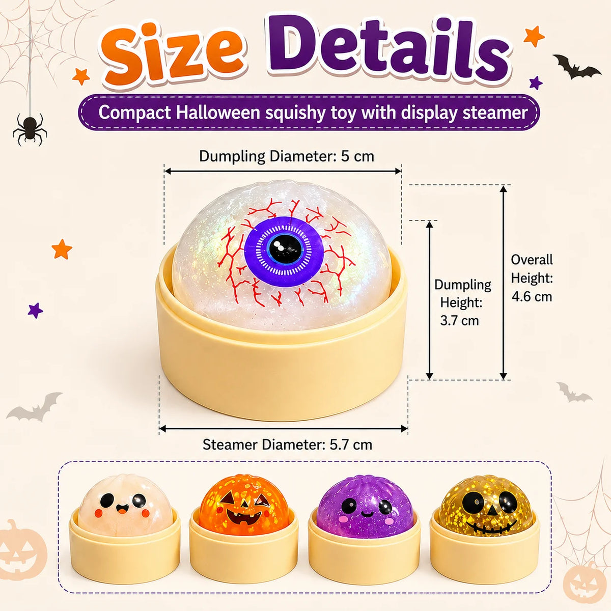 Halloween Dumpling Squishy – squishy toy photo 3