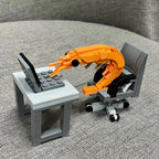 MOC Shrimp Building Block Figure – Funny Creative Brick Model Kit with Digital Instructions