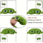 3D Sad Frog Sleep Mask – photo 6