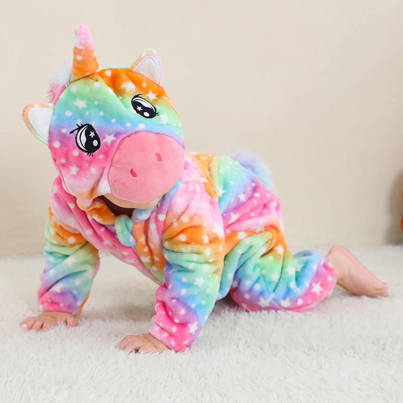Baby Animal Kigurumi Romper Costume – baby costume photo 9