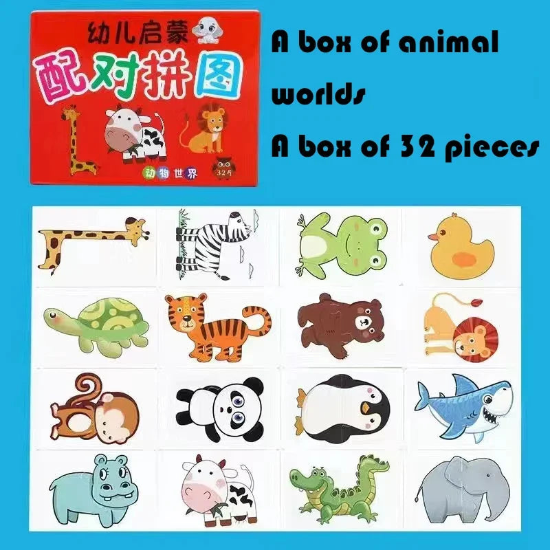 32-Piece Animal Matching Puzzle for Kids – educational matching puzzle photo 8