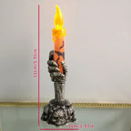Halloween Skeleton Hand LED Candle – halloween decor photo 5
